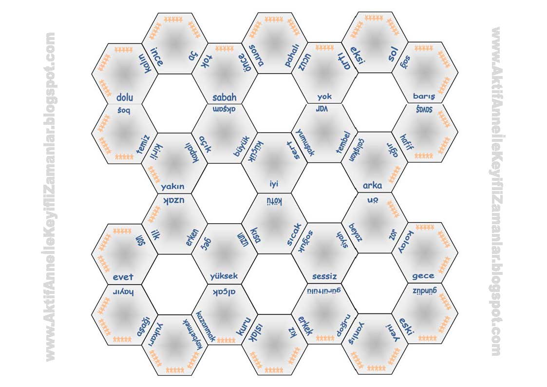 Zıt Anlamlı Kelimeler- Yapboz